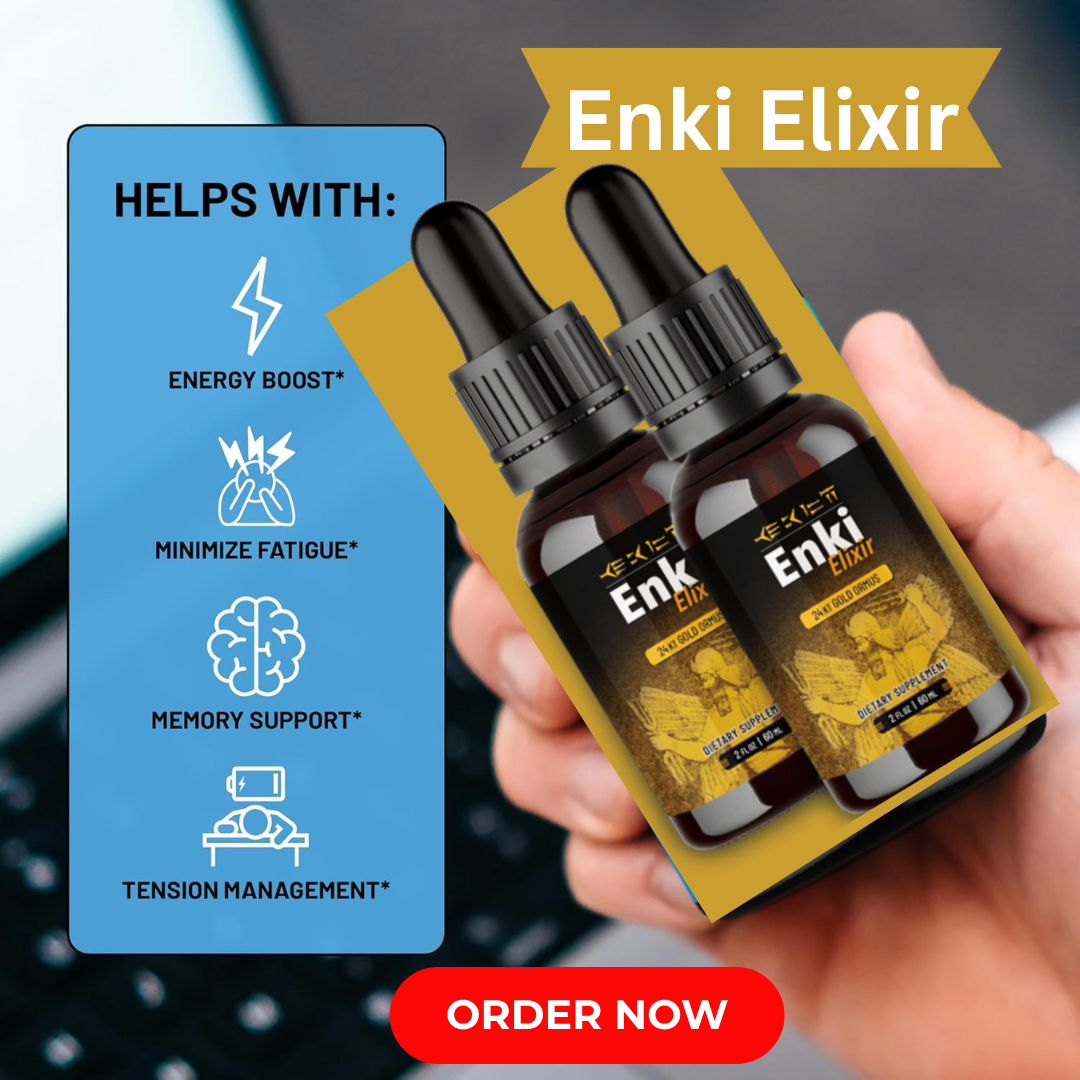 Enki Elixir | Official Store USA | Boost Mental Clarity